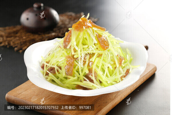 青筍拌蟄頭