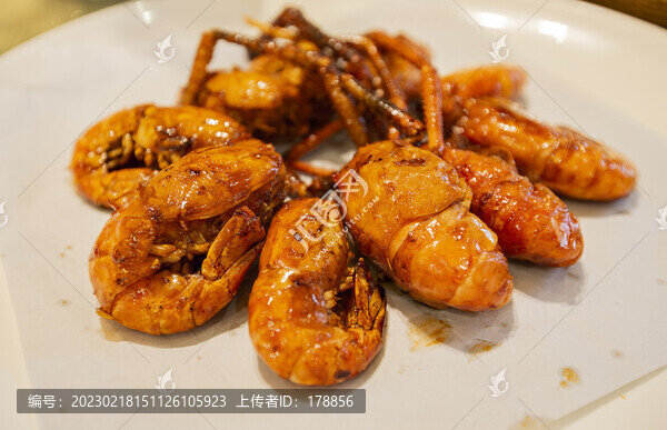 美極干煎大蝦