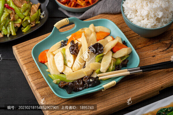 山藥炒木耳