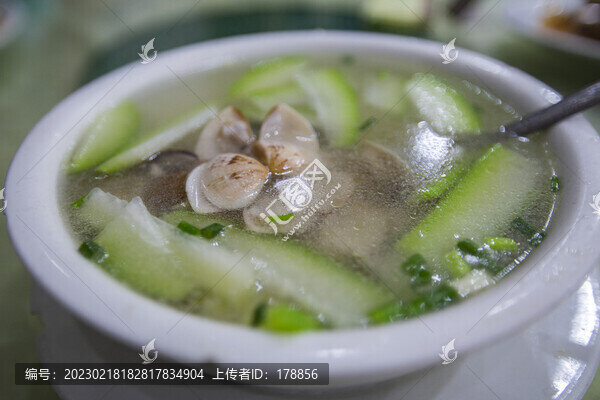 白貝白瓜湯