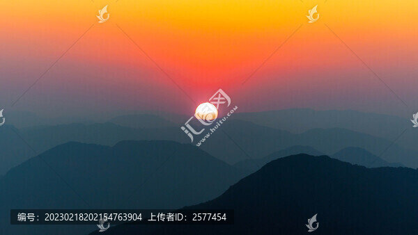 老虎嘴梯田日落