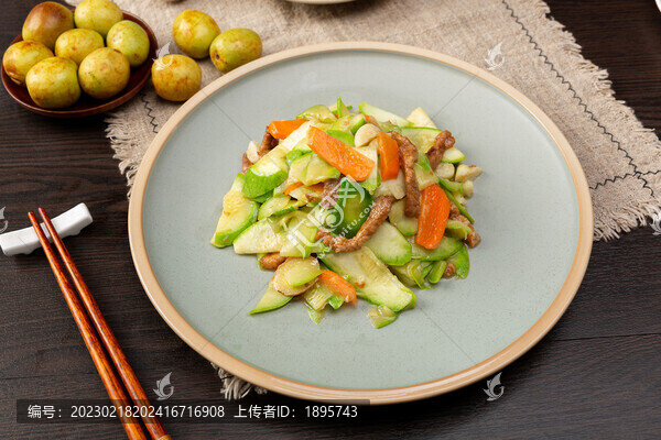 西葫蘆炒肉