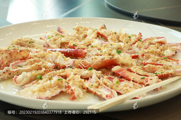 清蒸大閘蟹腿肉