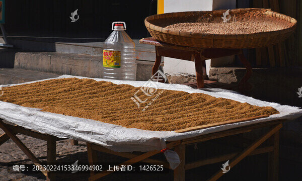曬麥子