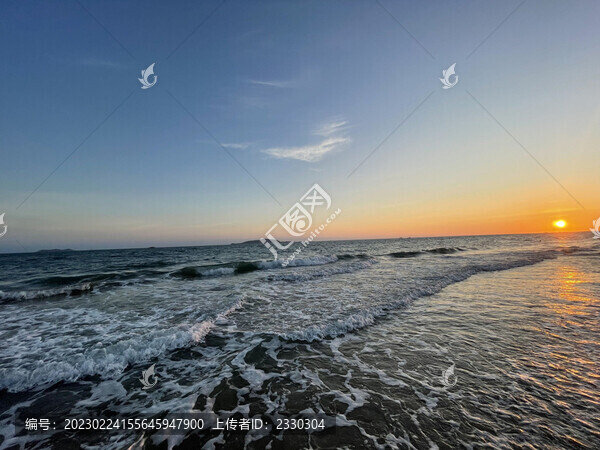 絕美的夕陽