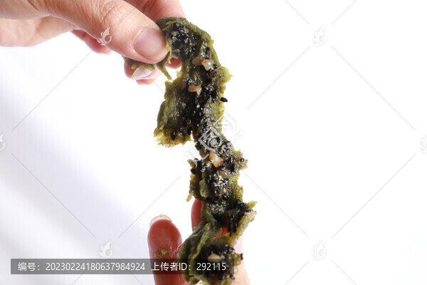 手撕艾葉糍粑