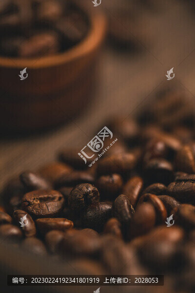咖啡豆暗調(diào)風(fēng)格圖片
