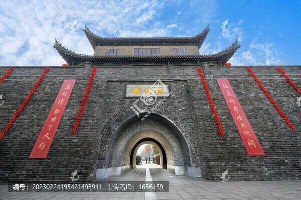 江蘇淮安鎮(zhèn)淮樓古建筑