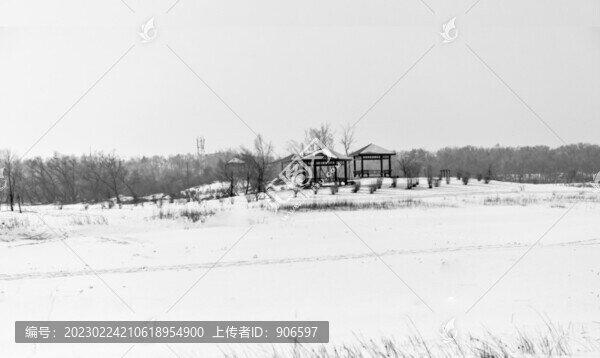 意境雪景