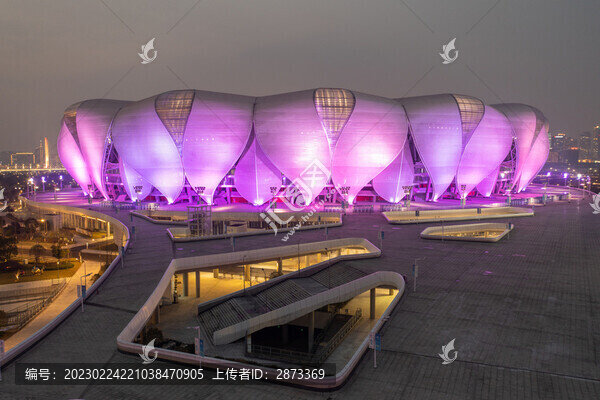 杭州奧體中心夜景