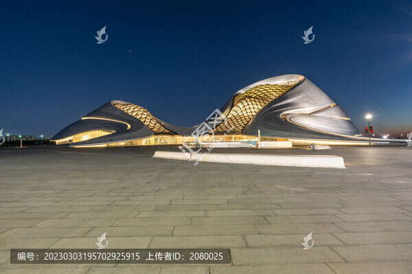 哈爾濱大劇院夜景