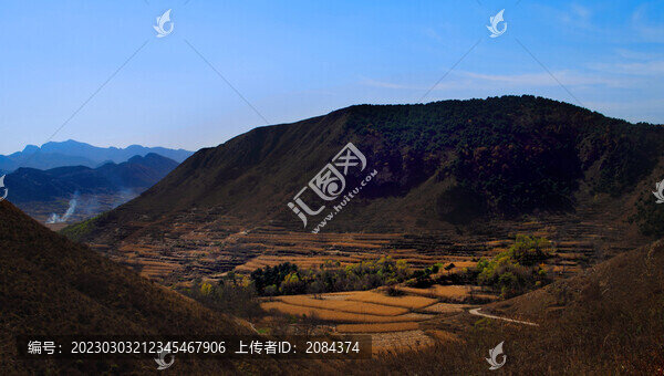 俯瞰太行山風光