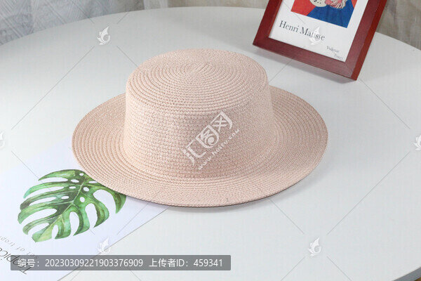 純色草帽