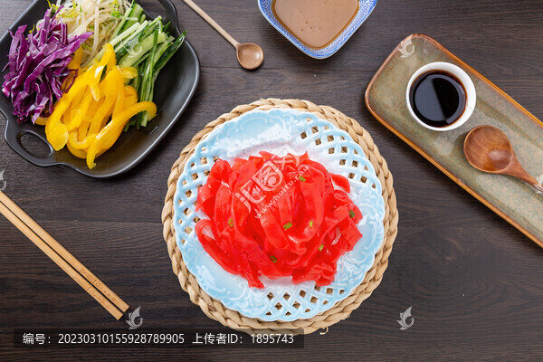 紅色喜慶的天津紅粉皮
