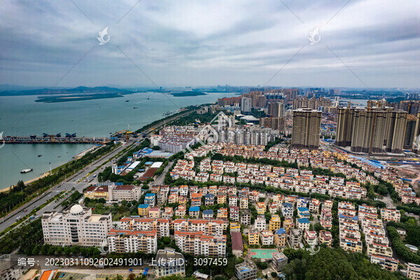 防城港西灣大橋城市建筑風(fēng)光