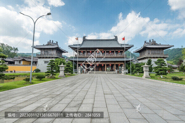寧波溪口古建筑寺廟