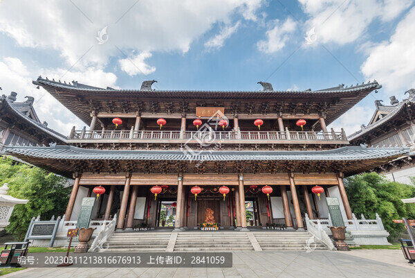 寧波溪口古建筑寺廟