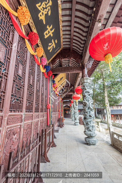 寧波溪口古建筑寺廟