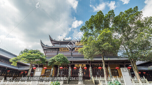 寧波溪口古建筑寺廟