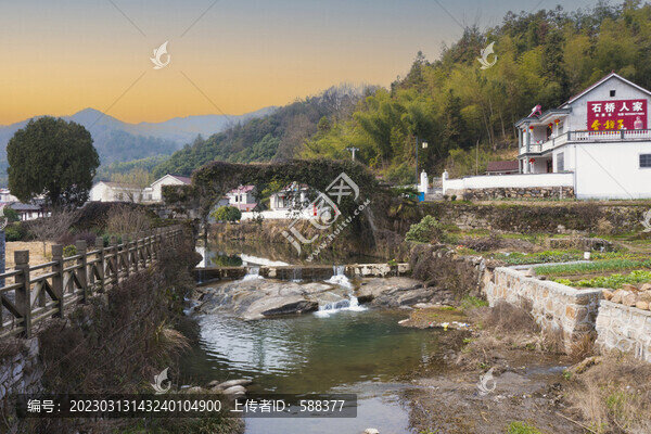 安徽省池州市青陽縣萬福古橋