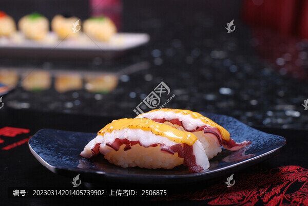 火焰芝士八爪魚(yú)壽司