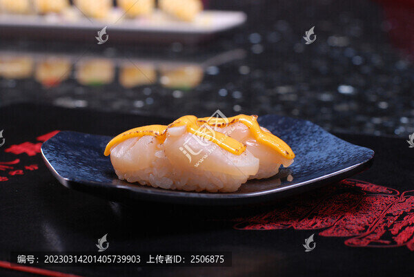 火焰芝士帆立貝壽司