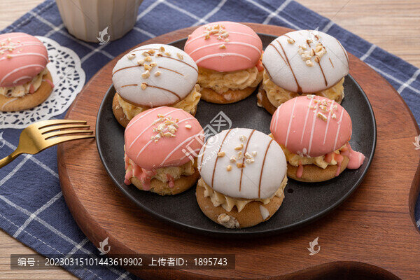 夾心馬卡龍法式糕點