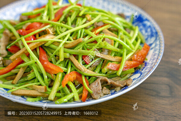 蘆蒿炒香干