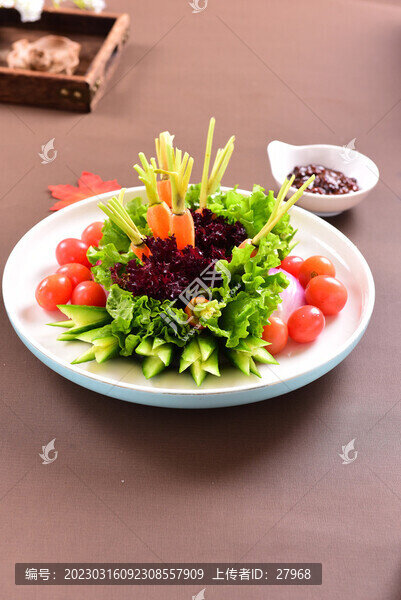 有機(jī)菜蘸醬