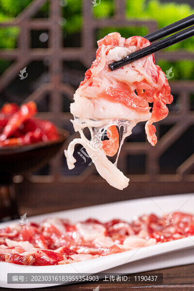 手切鮮牛肉
