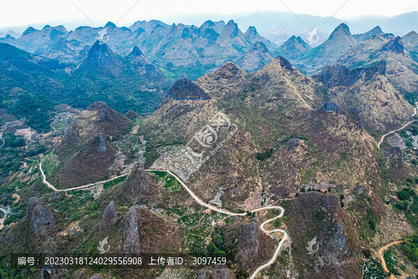 桂林山水漓江風(fēng)光喀斯特日出