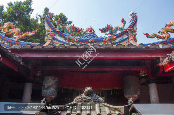 漳州華佗廟屋頂