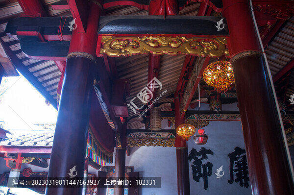 中式木建筑老建筑
