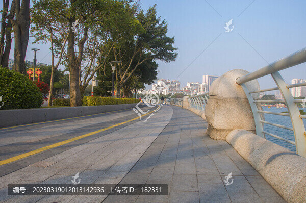 海滄灣公園步行道路
