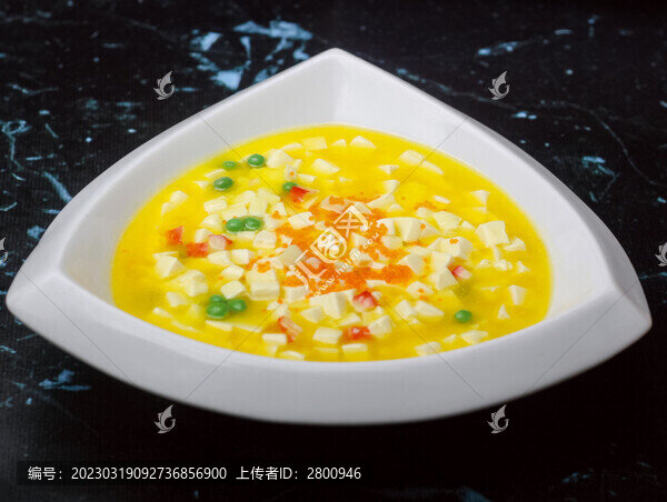 蟹黃豆花