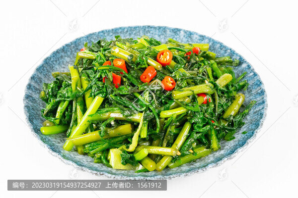 清炒茼蒿