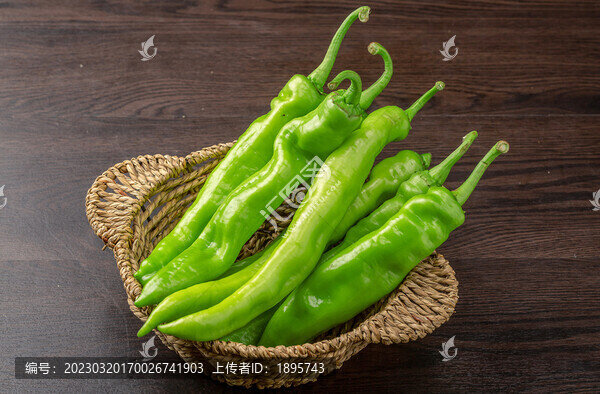 食材青椒