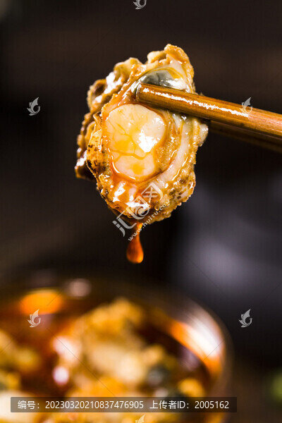 麻辣海鮮扇貝丁特寫(xiě)