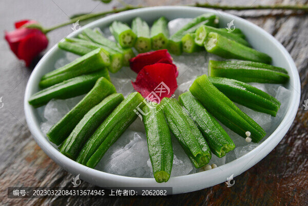 冰鎮(zhèn)秋葵