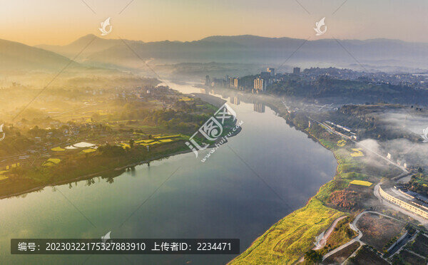 渠江風光