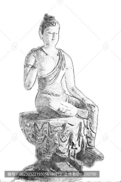 莫高窟第一九六窟菩薩