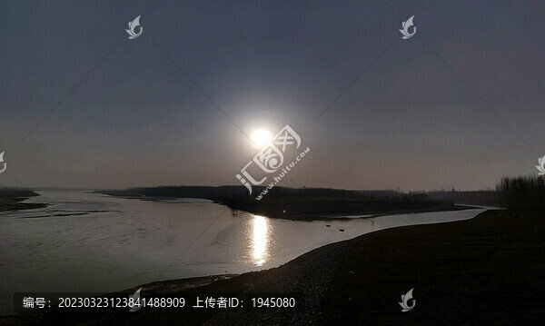 陜西涇渭分明斜陽(yáng)