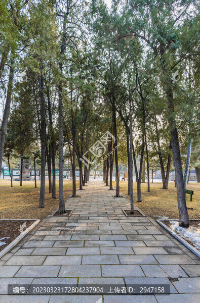 山西太原晉祠公園景觀