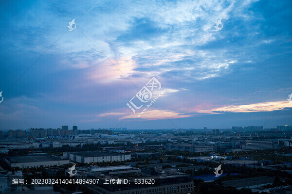 成都高新保稅區(qū)晚霞