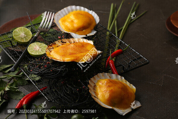 蟹皇芝士焗扇貝