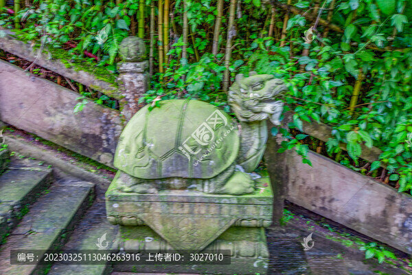 青城山石雕