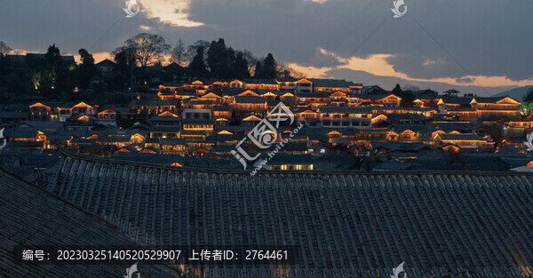 云南麗江古城夜景