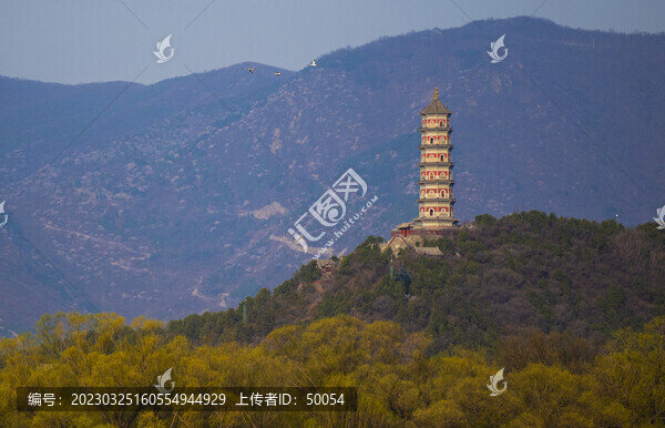 北京玉泉山玉峰塔