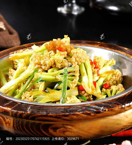 大盤有機(jī)菜花