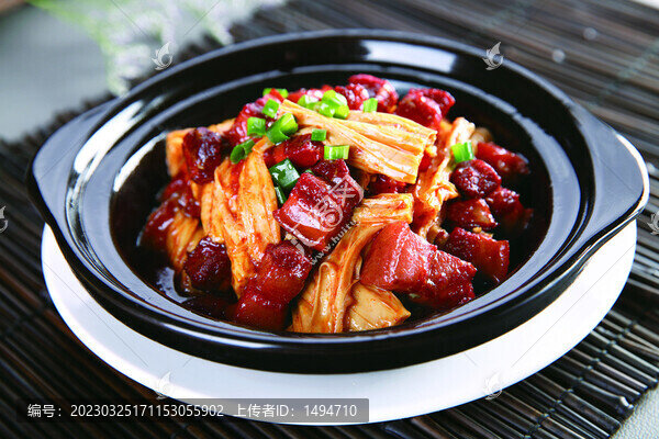 腐竹紅燒肉